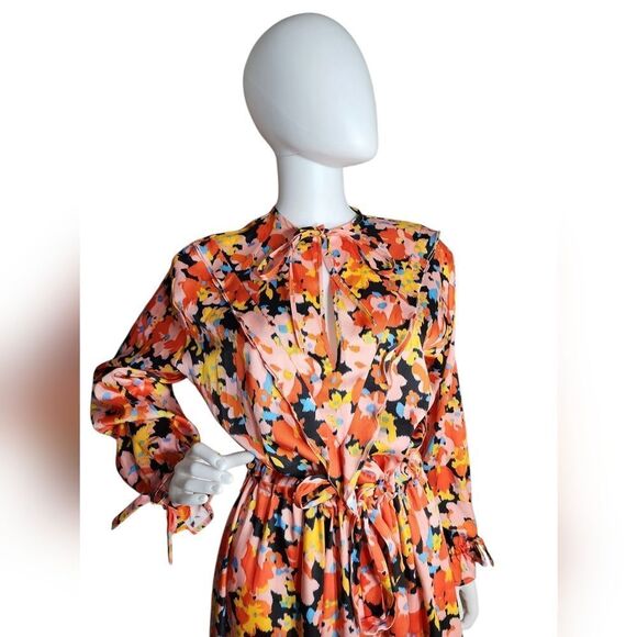 Plan C Multicolor Long Sleeve Dress - Picture 10 of 13